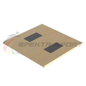 Купить Помост тяжелоатлетический 3х3х0,1м, рез. амортизаторы 1х0,5х0,04м в Угличе 