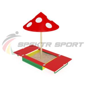 Купить Песочница с крышкой и грибком ИО 512 в Угличе 