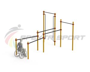 Купить Спортивный комплекс для инвалидов-колясочников WRK-D19_76mm в Угличе 
