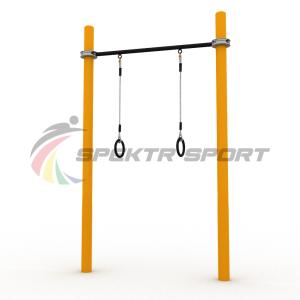 Купить Турник классический для занятий Воркаут с кольцами SP WRK-07 + Rings_76mm в Угличе 